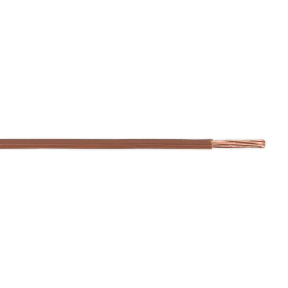 Sealey Automotive Cable Thin Wall Single 2mm² 28/0.30mm 50m Brown 