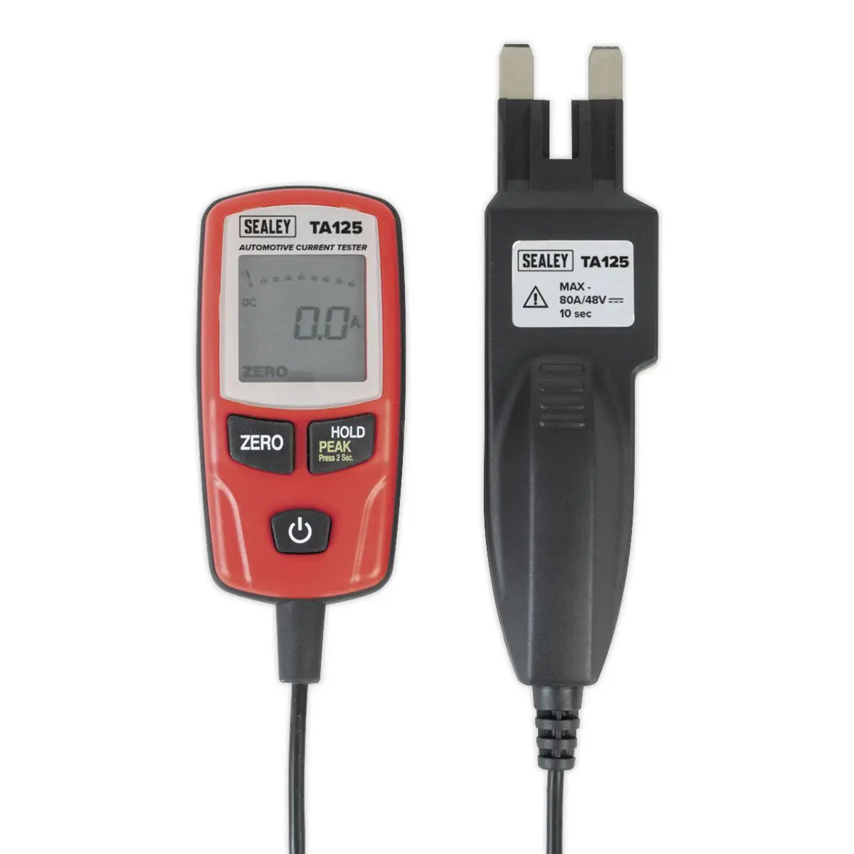 Sealey Automotive Current Tester 80A - Mini, Standard & Maxi Blade Fuses 