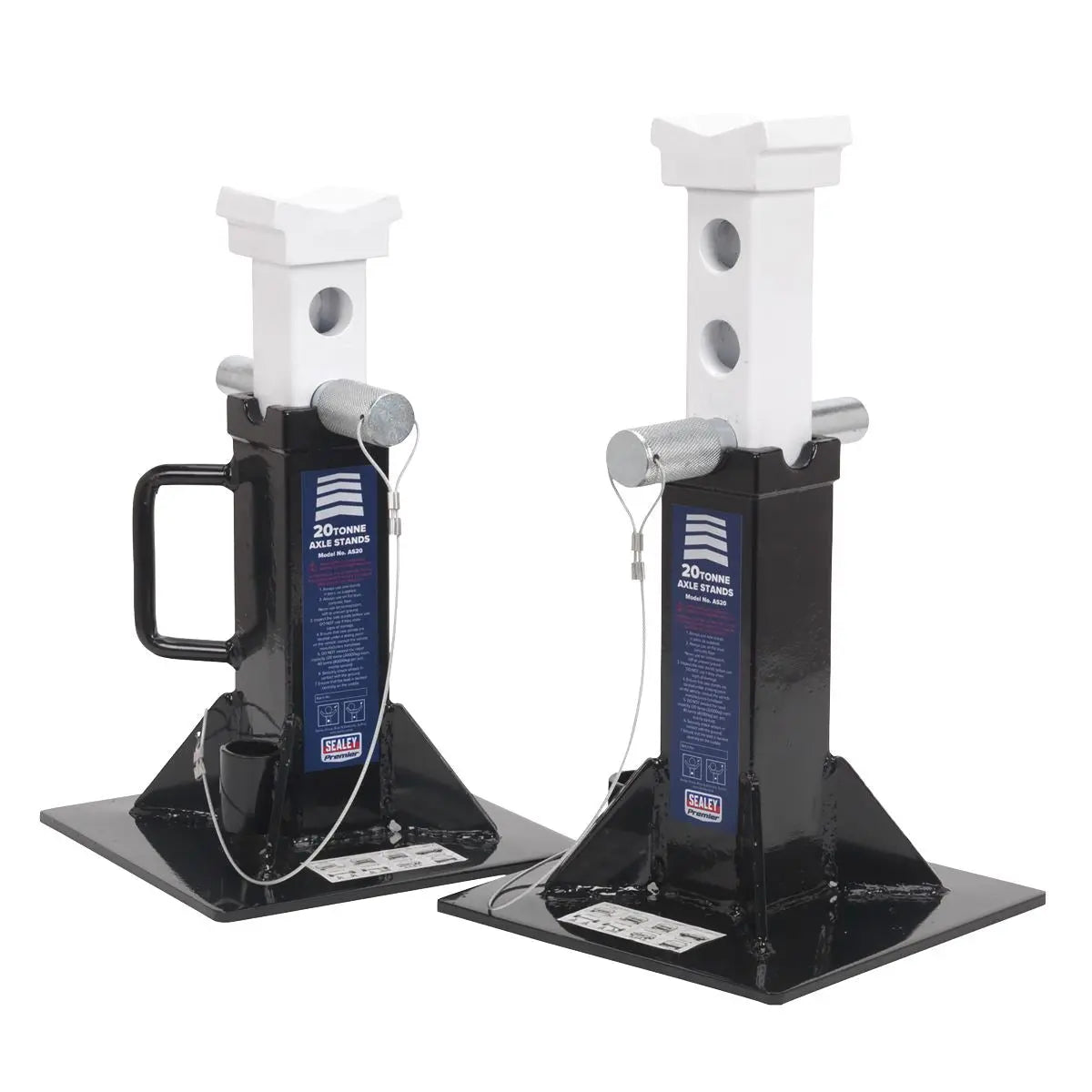 Sealey Axle Stands 20 Tonne Capacity Per Stand Pair 
