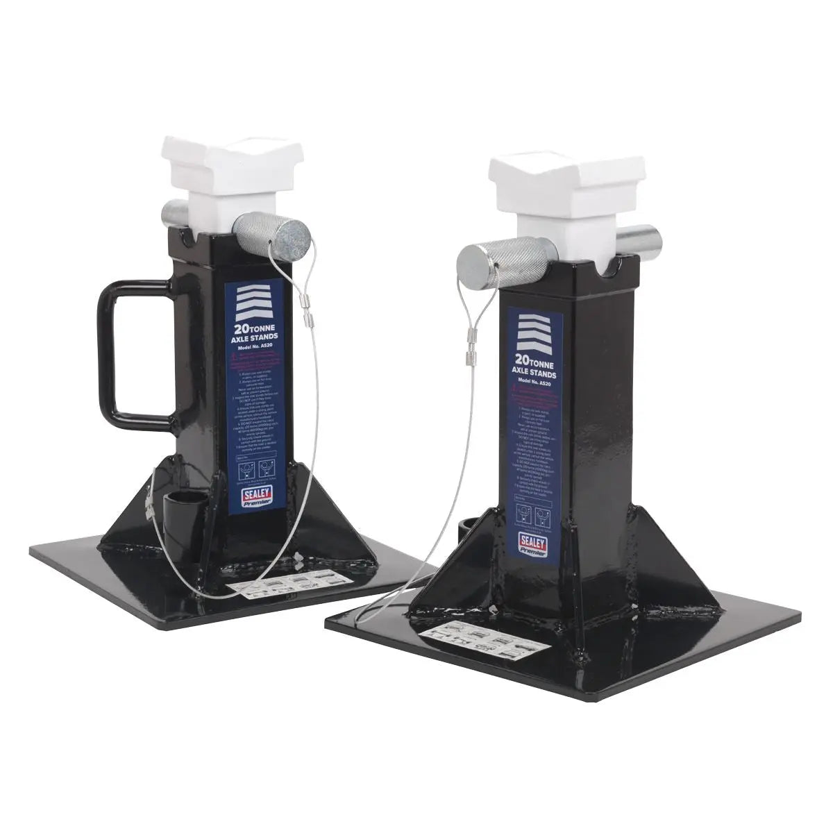 Sealey Axle Stands 20 Tonne Capacity Per Stand Pair 