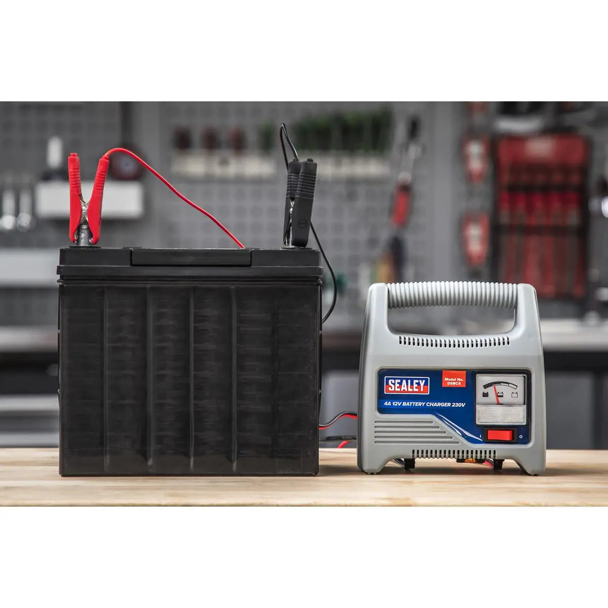 Sealey Battery Charger 12V 4A 230V 