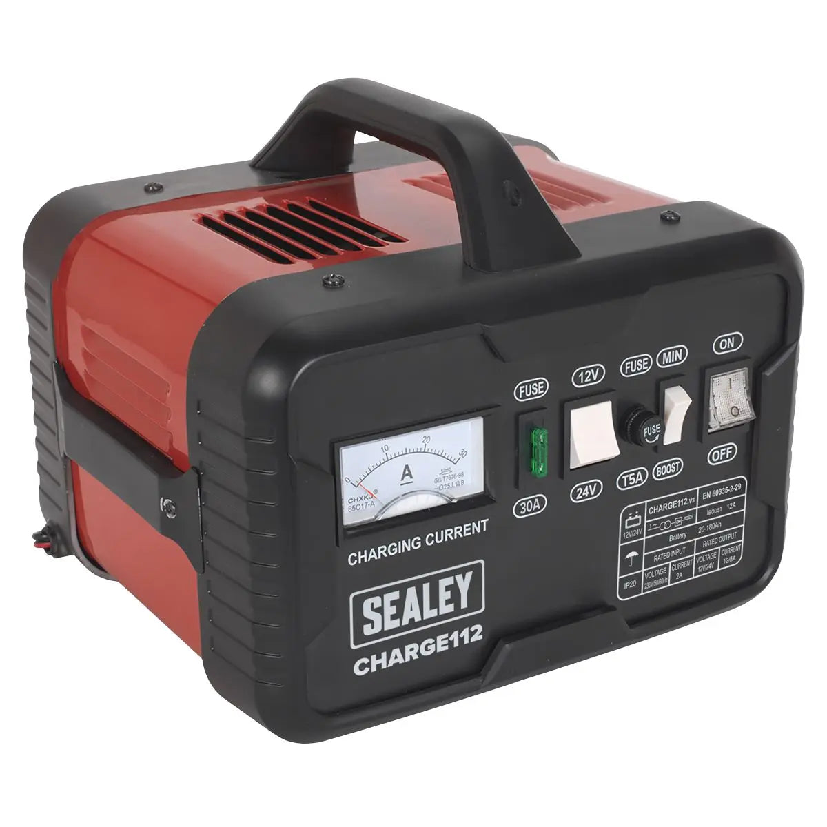 Sealey Battery Charger 16A 12/24V 230V 