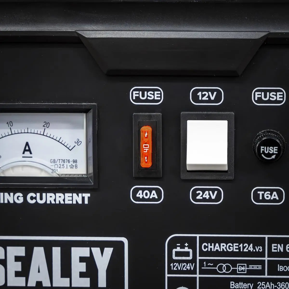 Sealey Battery Charger 28A 12/24V 230V 