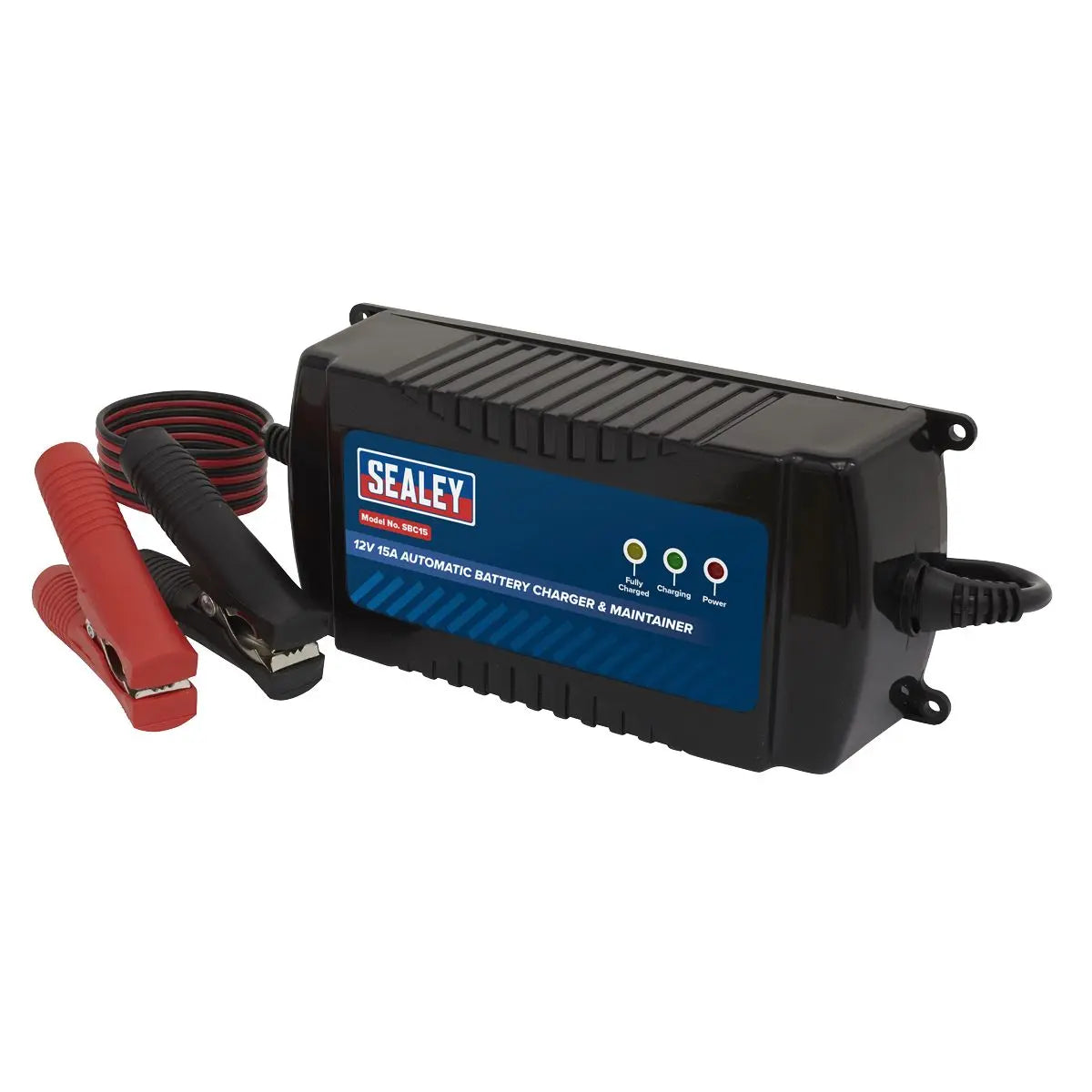 Sealey Battery Maintainer Charger 12V 15A Fully Automatic 