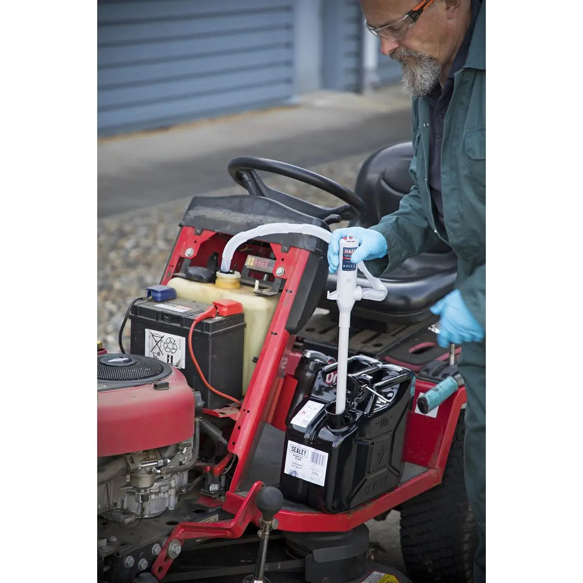 Sealey Battery Operated Jerry Can Pump Electric Motor 