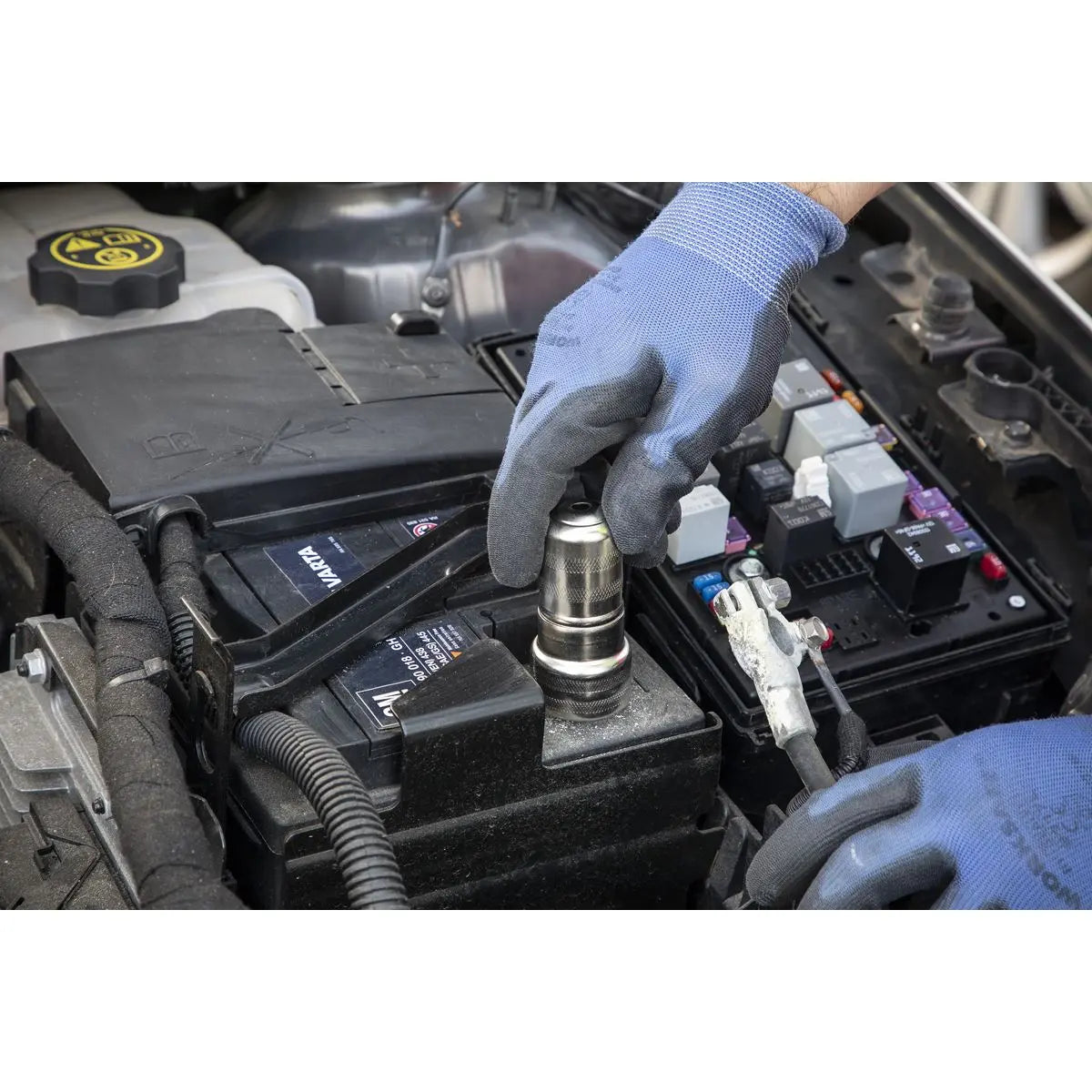 Sealey Battery Post & Terminal Cleaner 