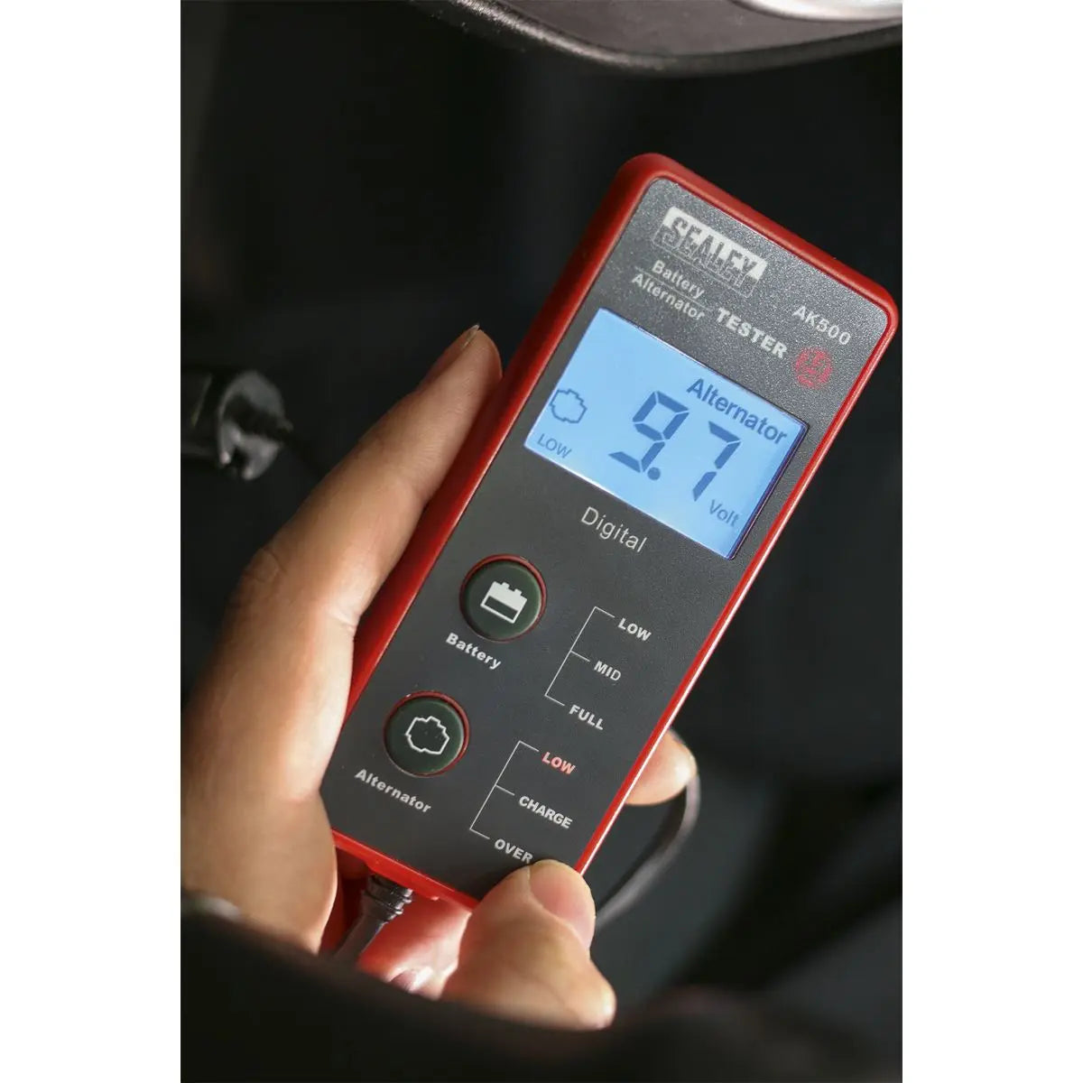 Sealey Battery & Alternator Tester 12V - LCD Screen 
