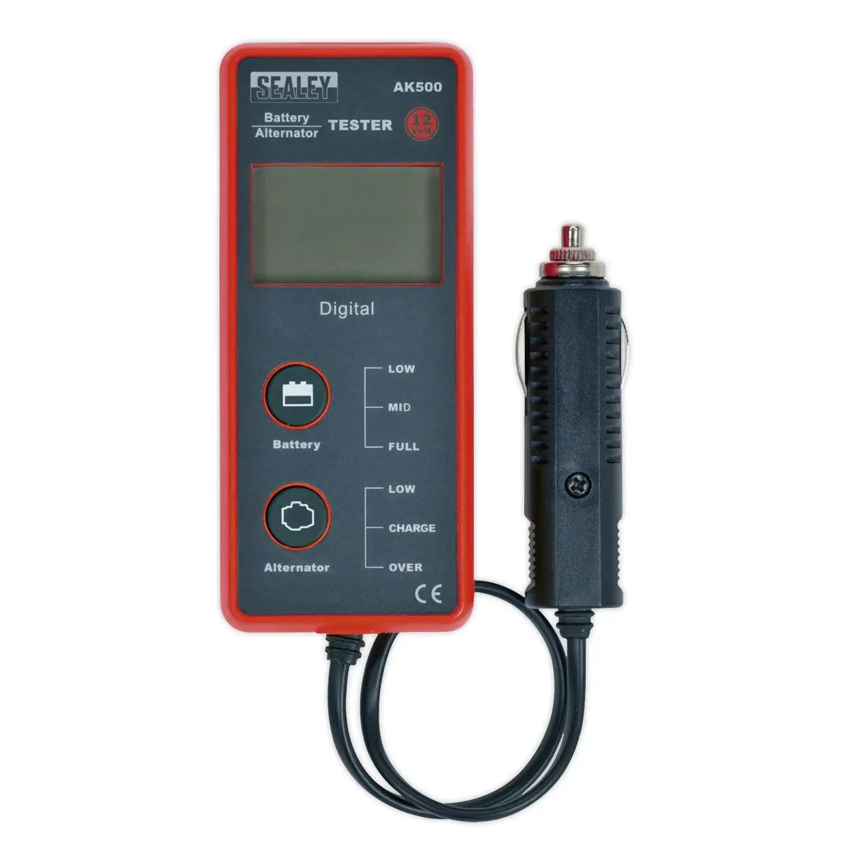 Sealey Battery & Alternator Tester 12V - LCD Screen 