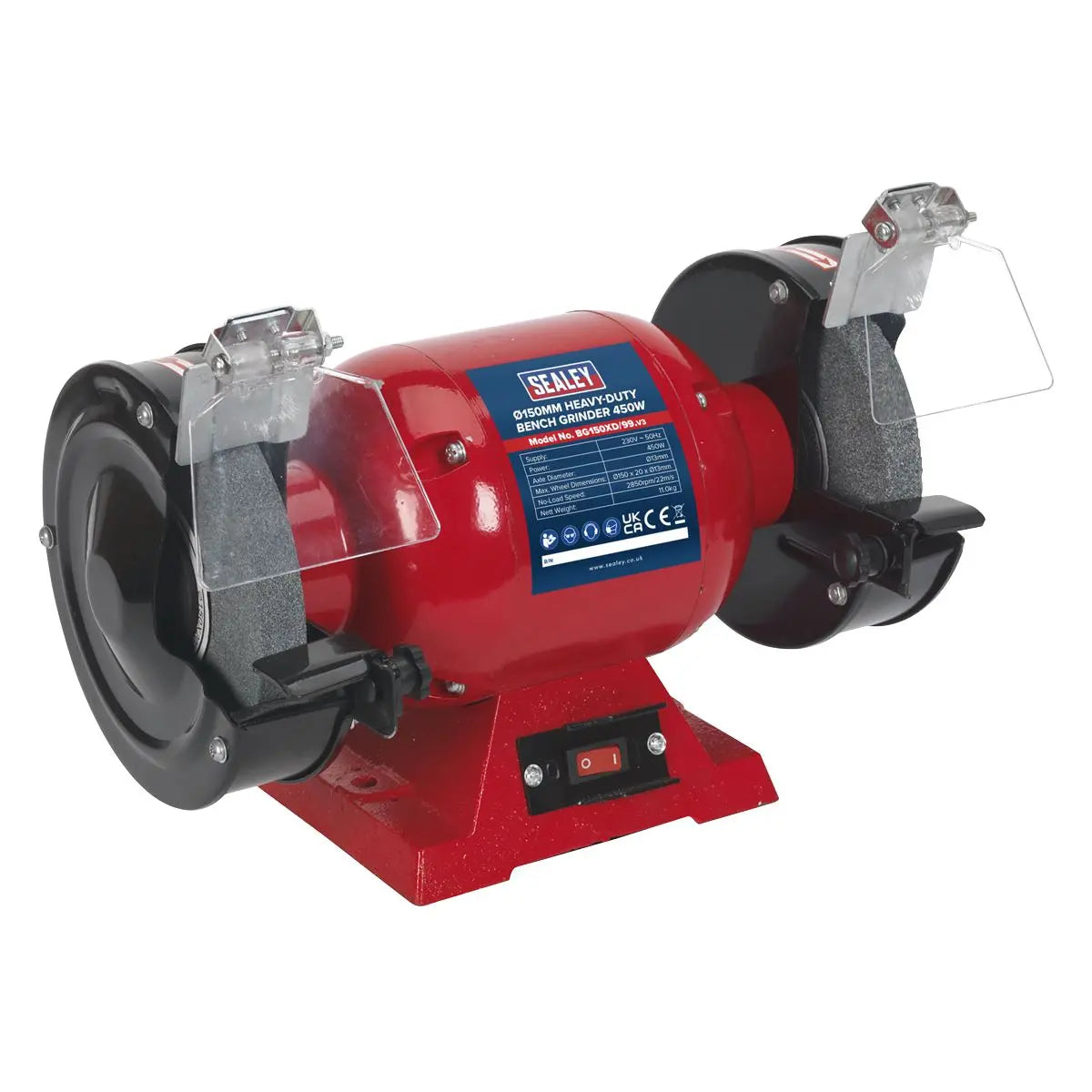 Sealey Bench Grinder Ø150mm 450W/230V Heavy-Duty 