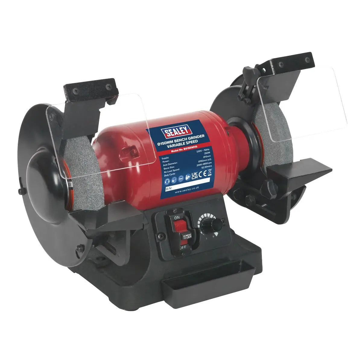 Sealey Bench Grinder Ø150mm Variable Speed 