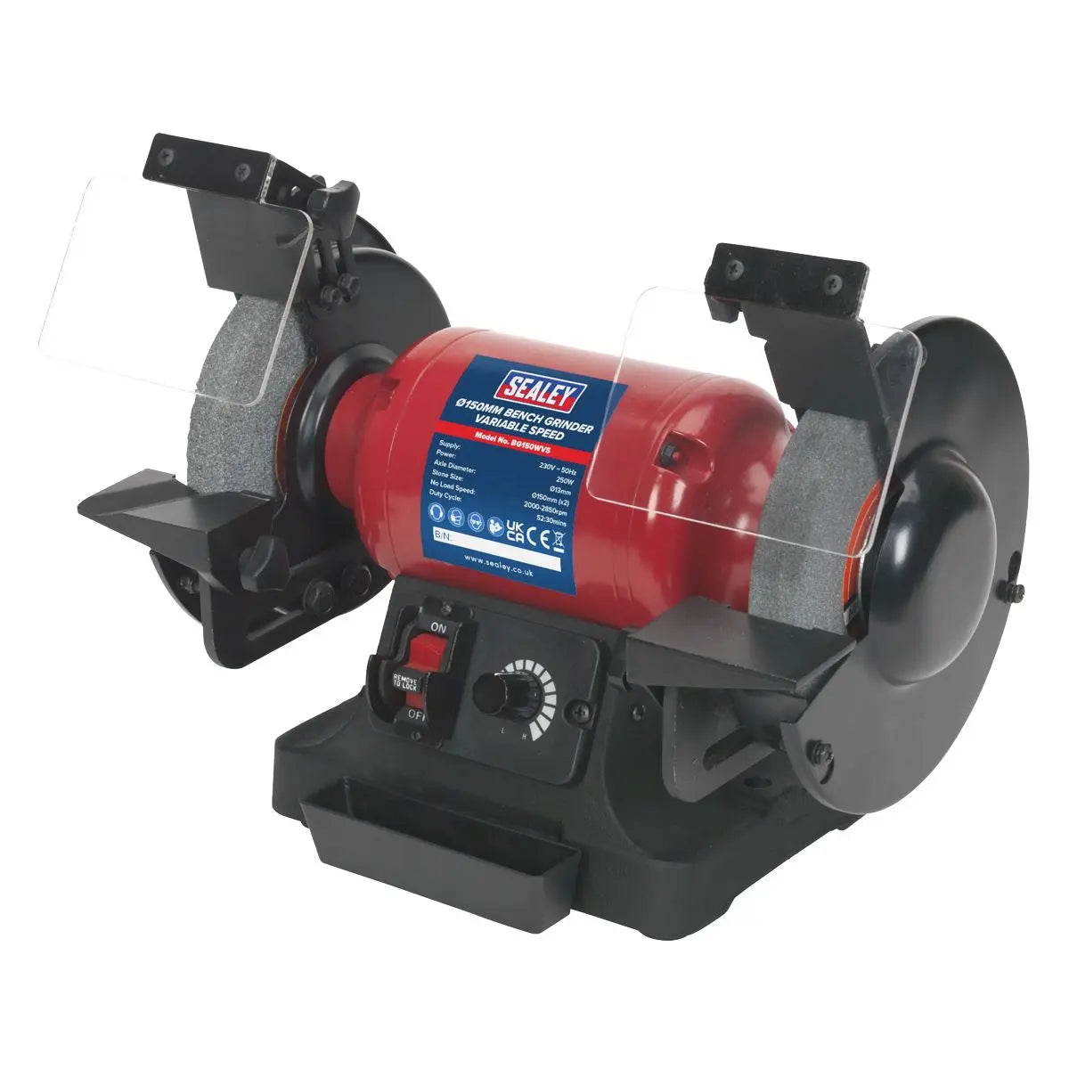 Sealey Bench Grinder Ø150mm Variable Speed 
