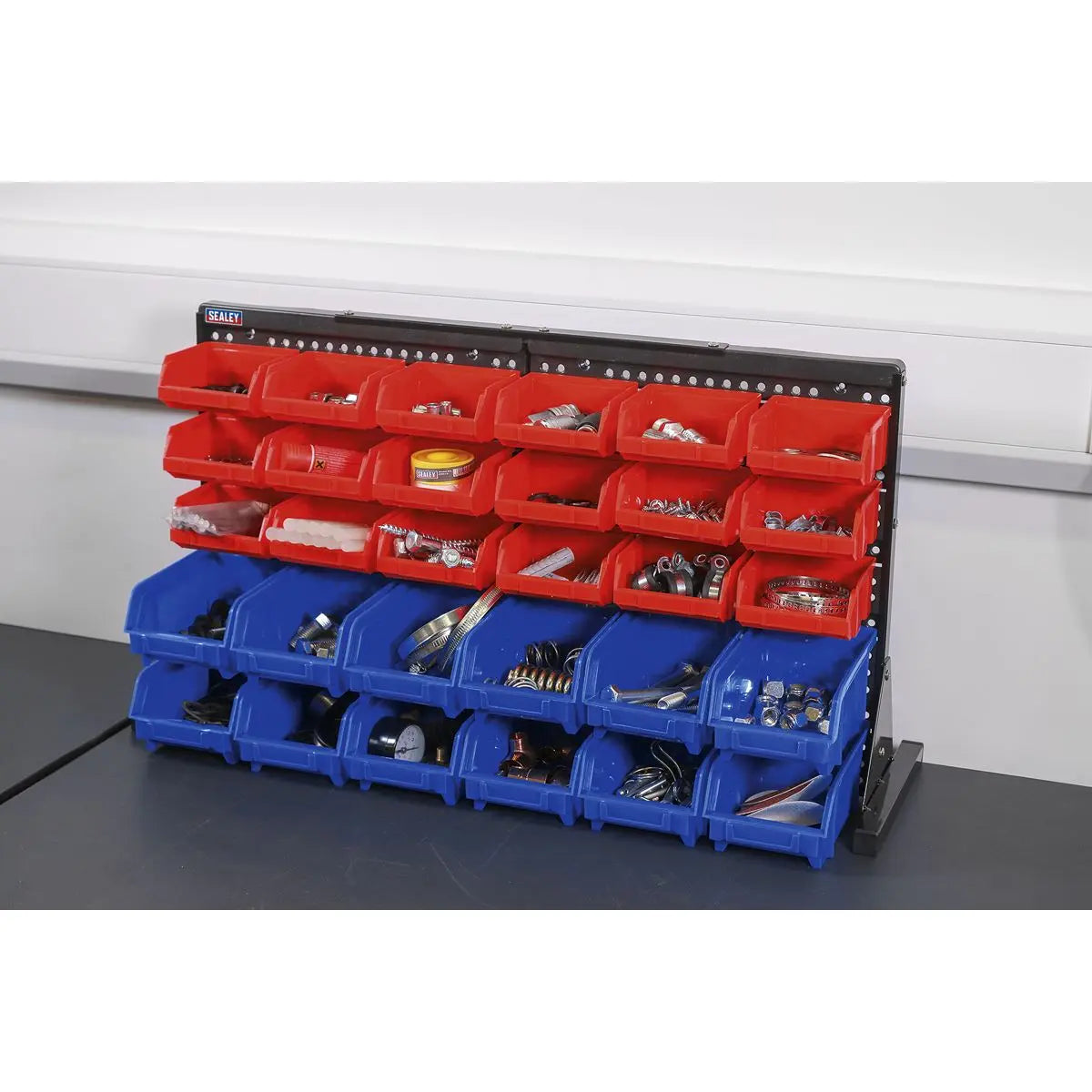 Sealey Bin Storage System Bench Mounting 30 Bins 