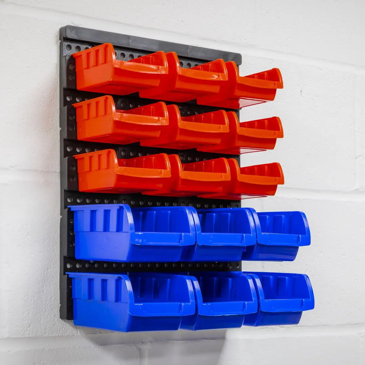 Sealey Bin Storage System Wall Mounting 15 Bins 
