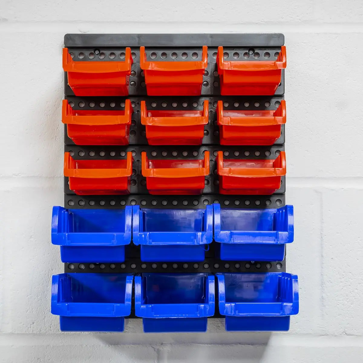 Sealey Bin Storage System Wall Mounting 15 Bins 