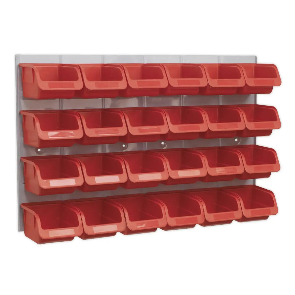 Sealey Bin & Panel Combination 24 Bins - Red 