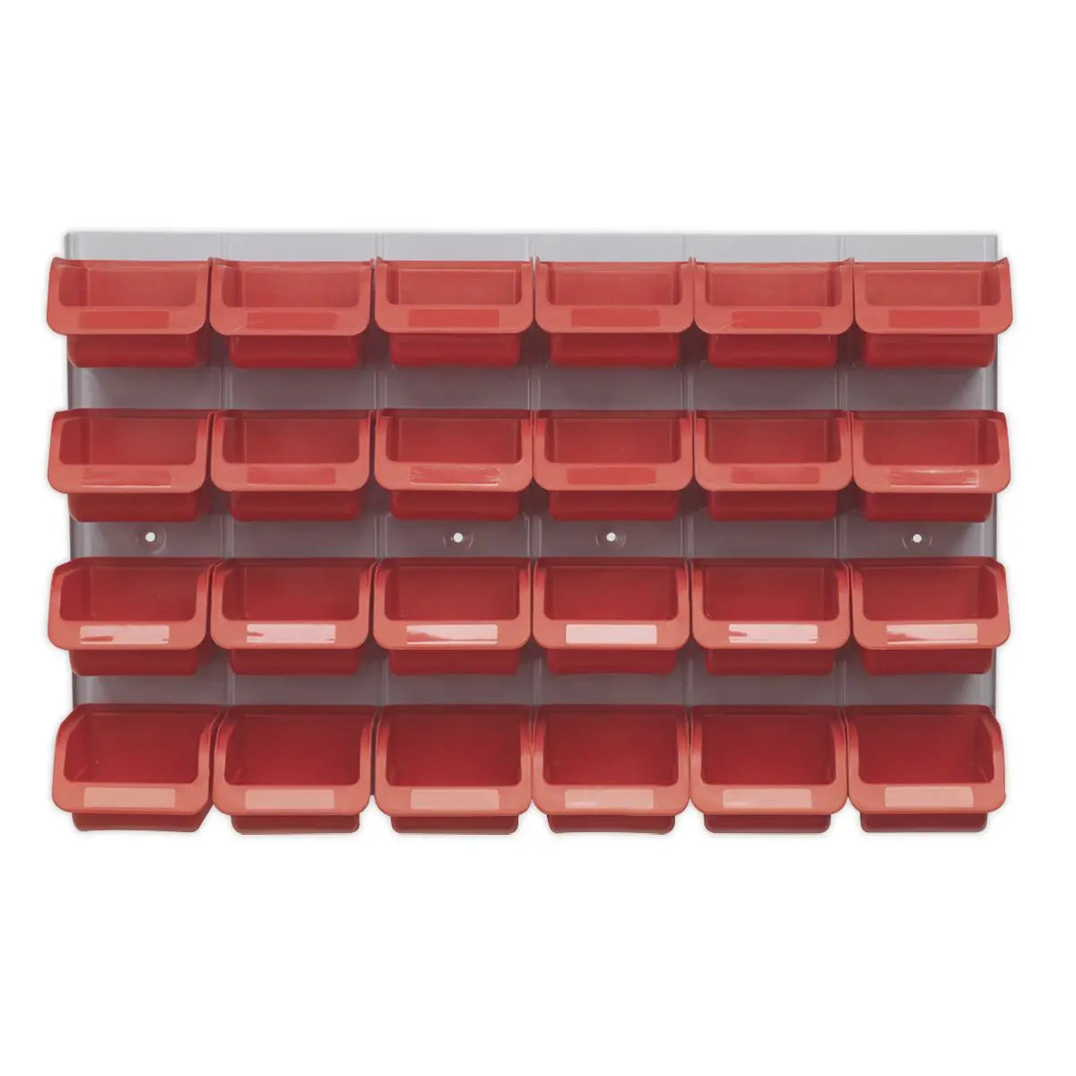 Sealey Bin & Panel Combination 24 Bins - Red 