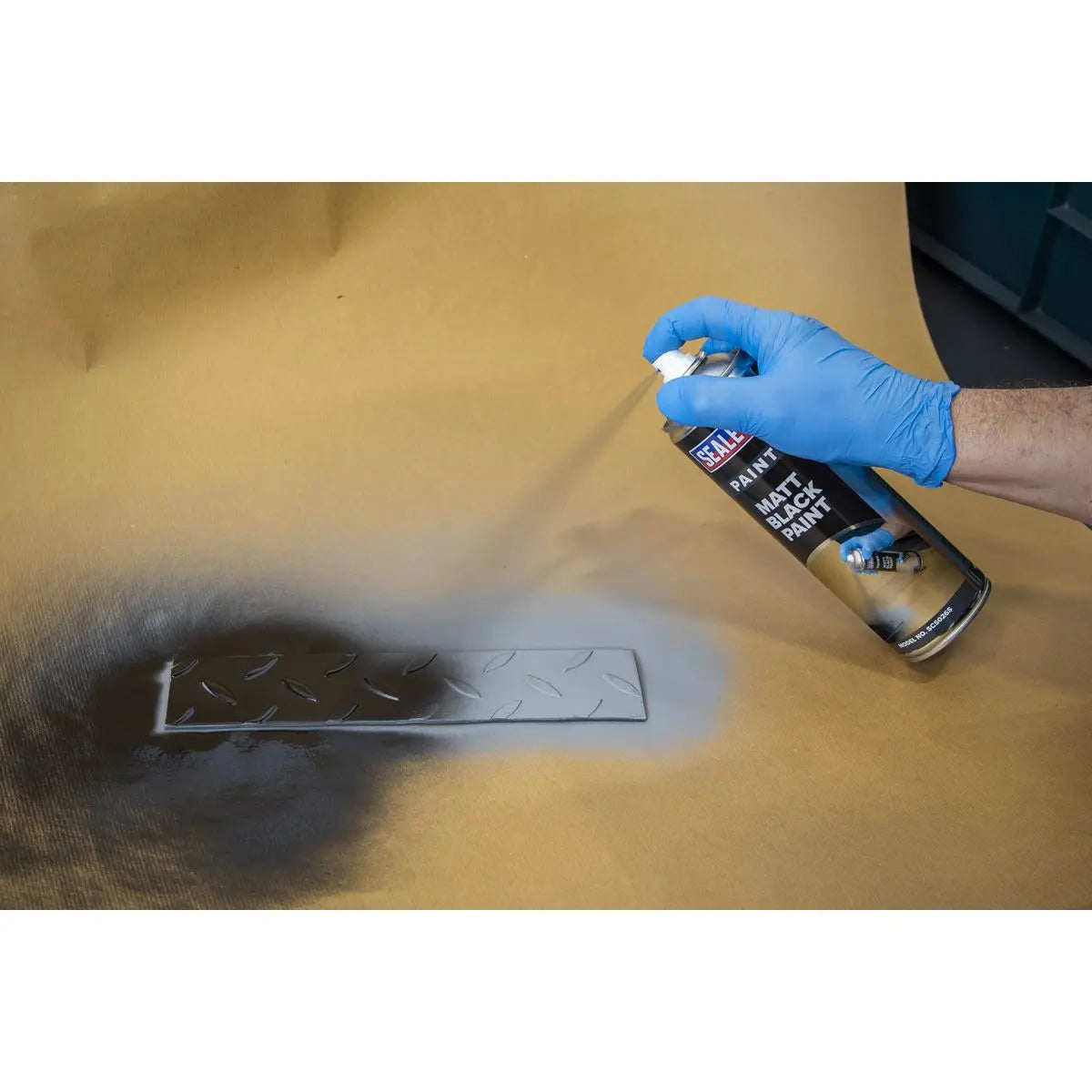 Sealey Black Matt Paint 500ml 