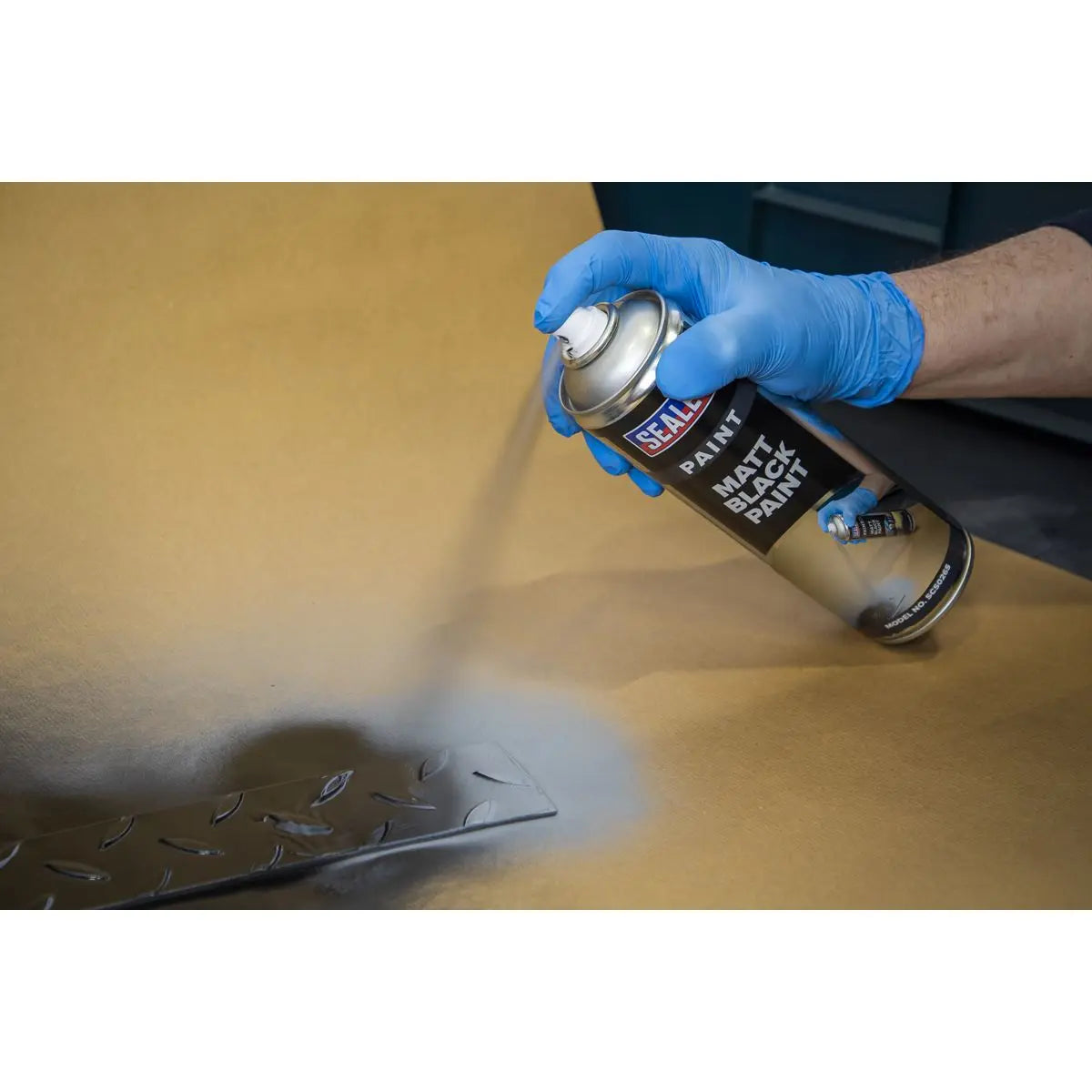 Sealey Black Matt Paint 500ml 