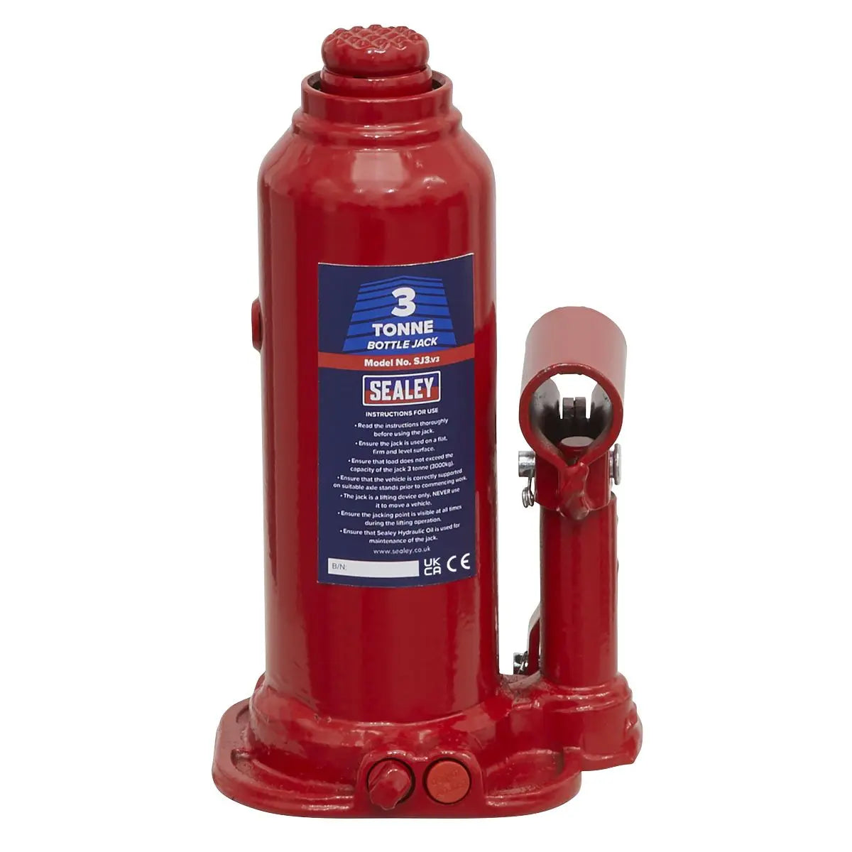 Sealey Bottle Jack 3 Tonne 