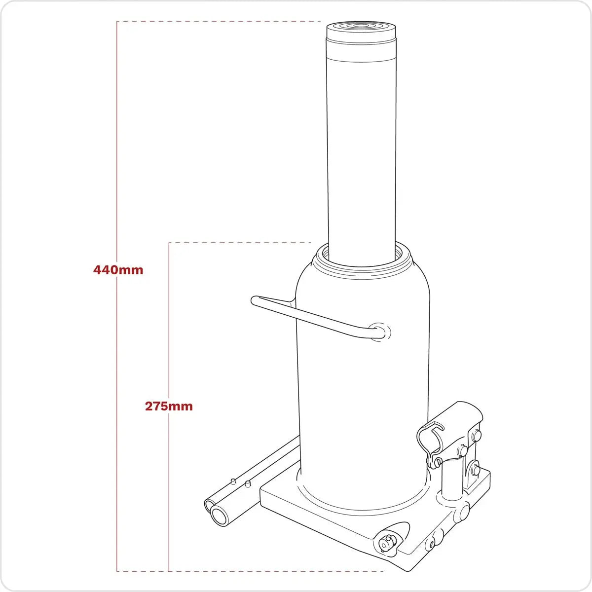 Sealey Bottle Jack 30 Tonne 