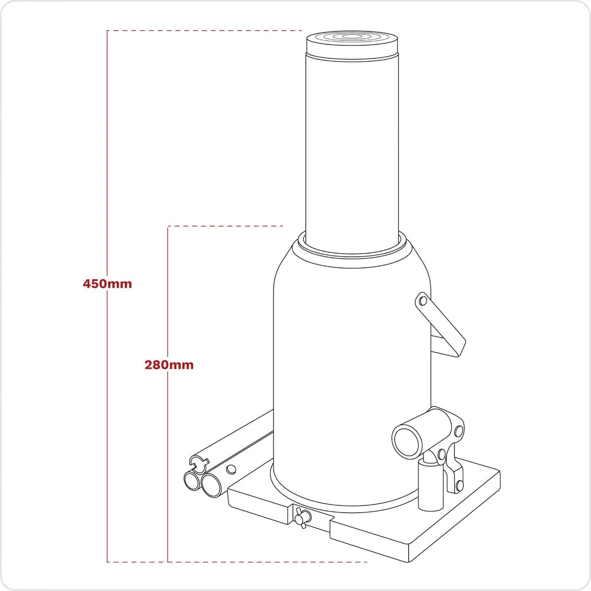 Sealey Bottle Jack 50 Tonne 