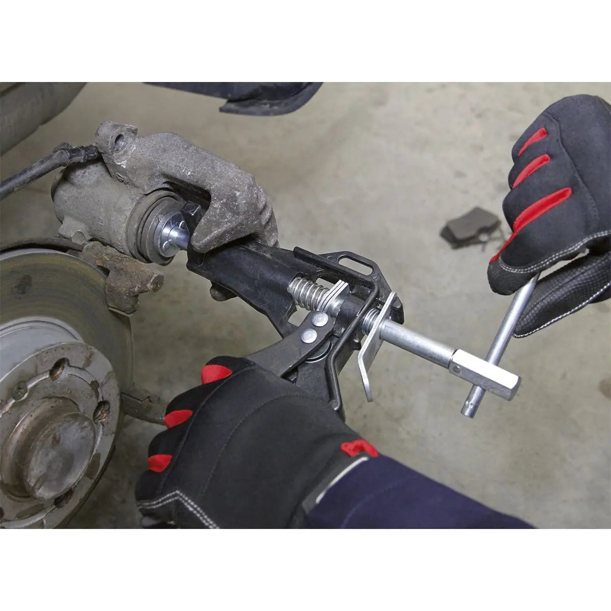 Sealey Brake Piston Wind-Back Tool Kit 5pc 