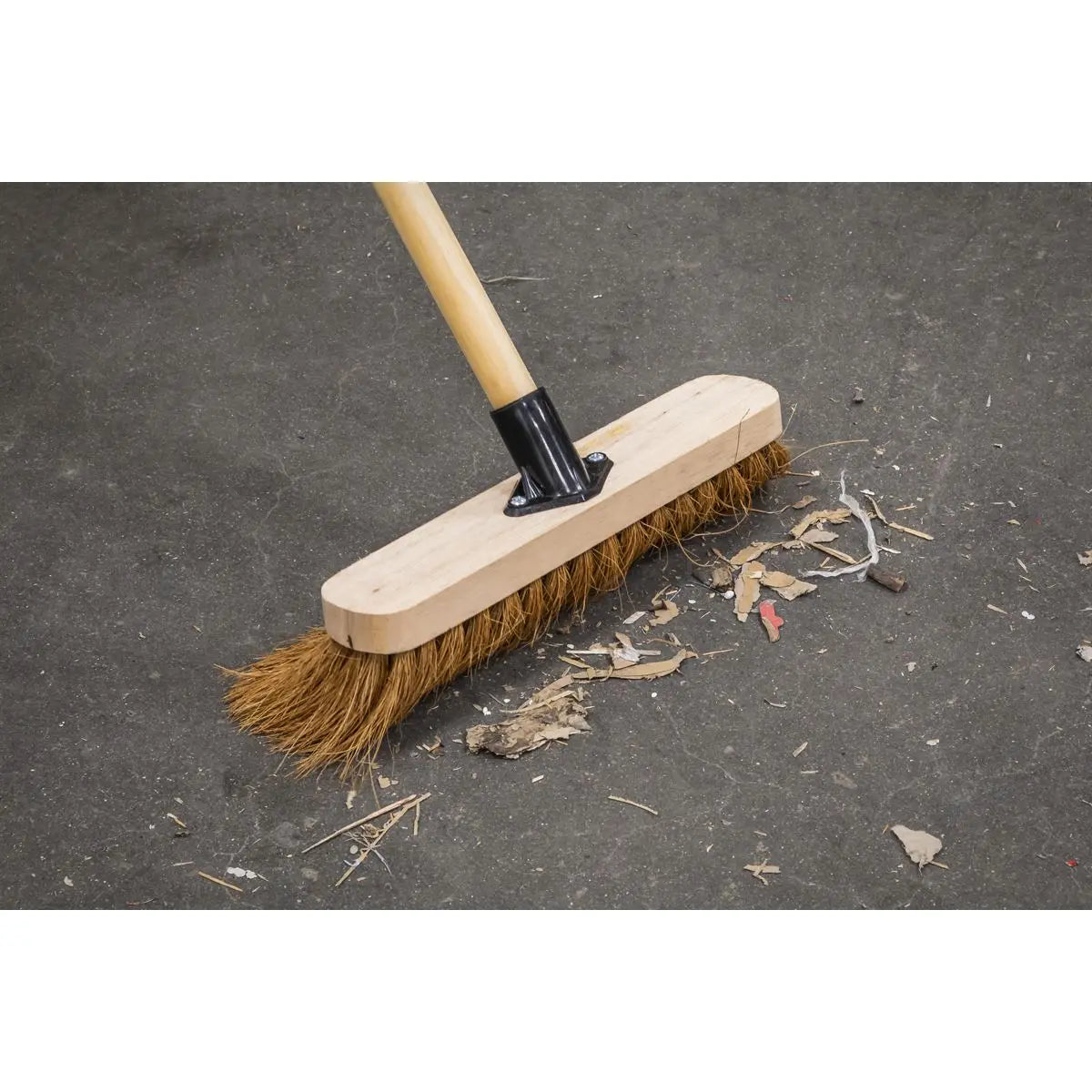 Sealey Broom 12"(300mm) Soft Bristle 