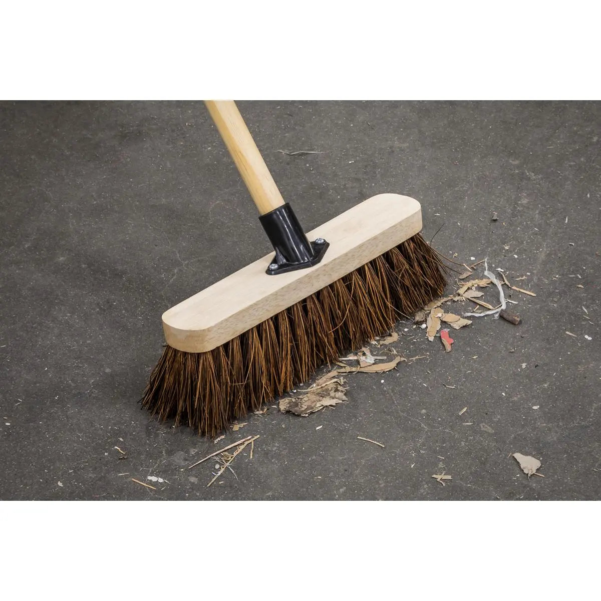 Sealey Broom 12"(300mm) Stiff/Hard Bristle 
