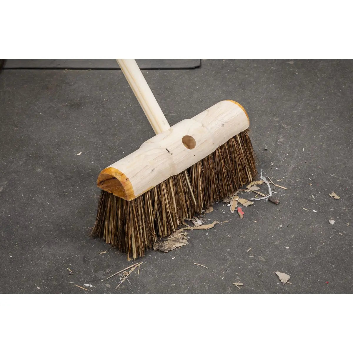 Sealey Broom 13"(325mm) Stiff/Hard Bristle 