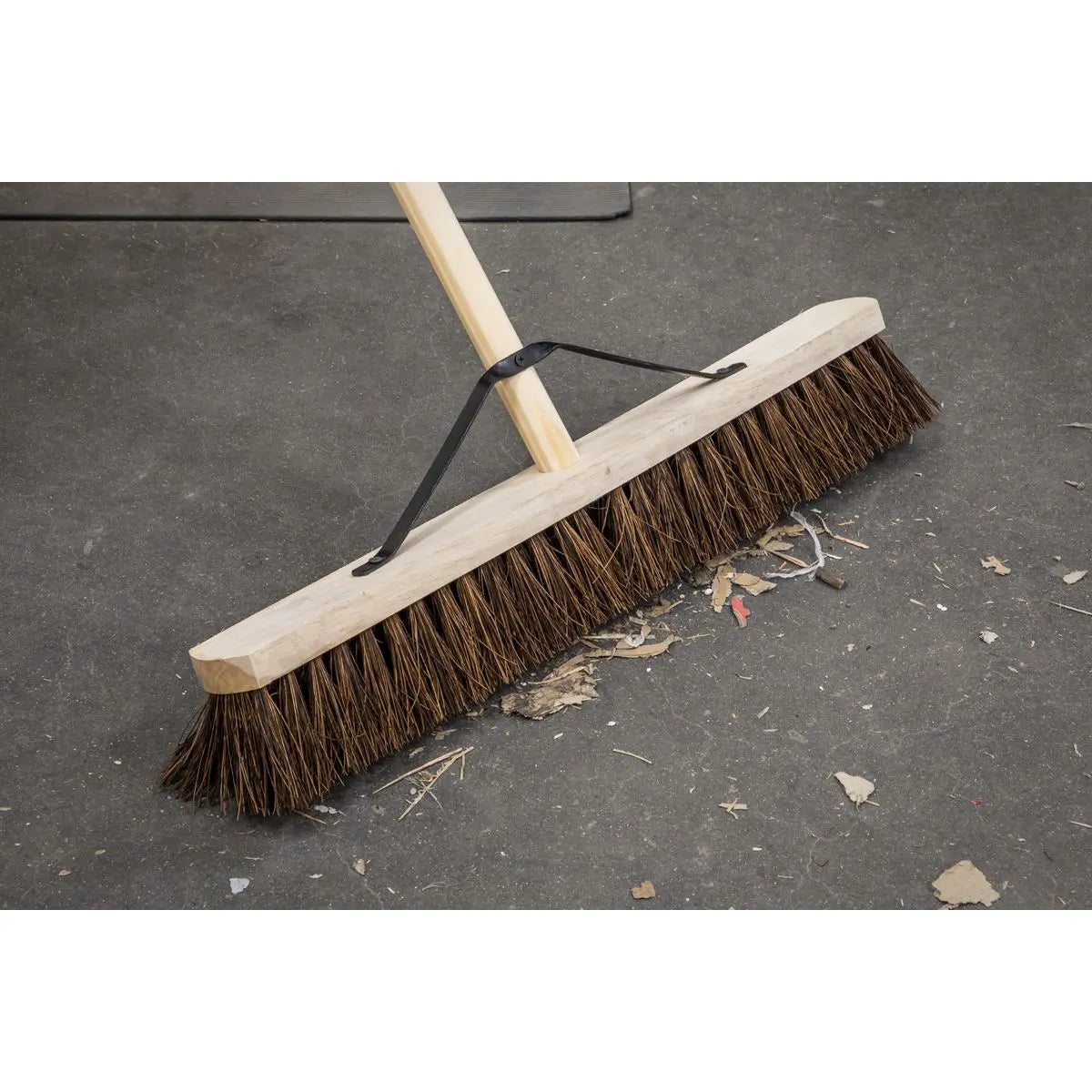 Sealey Broom 24"(600mm) Stiff/Hard Bristle 
