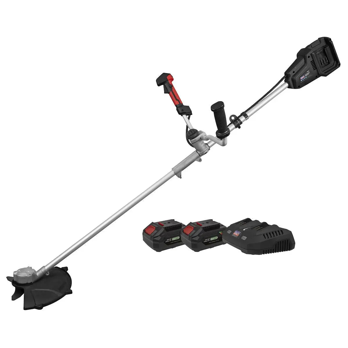 Sealey Brush Cutter & Strimmer Kit 40V 4Ah SV20 Series 35cm  White Rose Tools