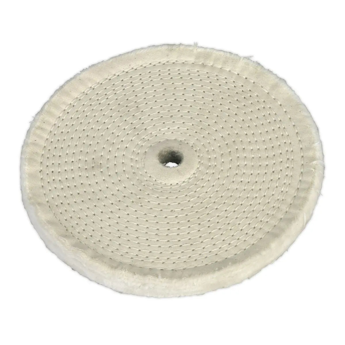 Sealey Buffing Wheel Ø200 x 16mm Ø16mm Bore Fine 