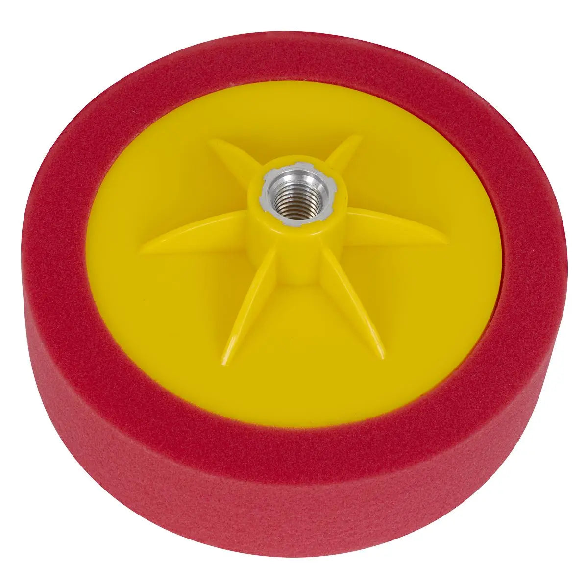 Sealey Buffing & Polishing Foam Head Ø150 x 50mm M14 x 2mm Red/Ultra-Soft 