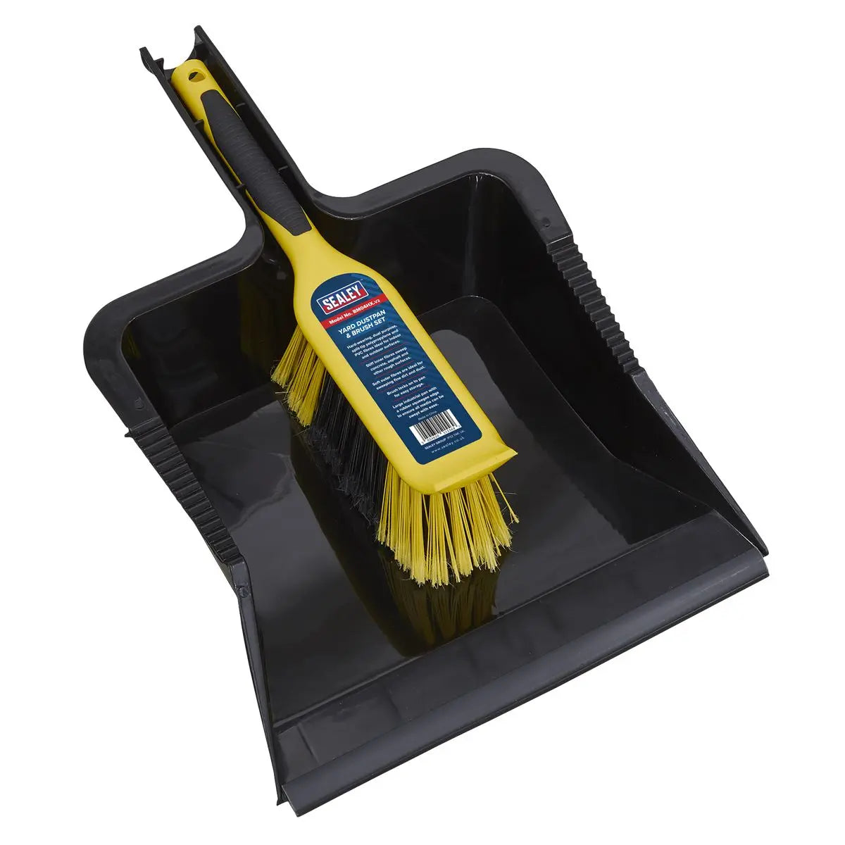 Sealey Bulldozer Yard Dustpan & Brush Set 