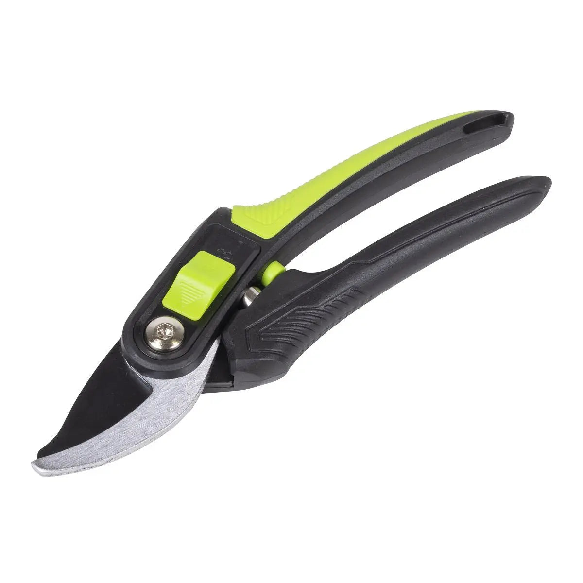 Sealey Bypass Secateurs with Soft Grip Handle, 3-Stage Safety Lock & Carbon Steel Blade, 220mm  White Rose Tools