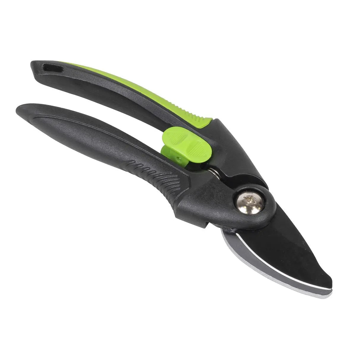 Sealey Bypass Secateurs with Soft Grip Handle, Safety Lock & Carbon Steel Blade, 208mm  White Rose Tools