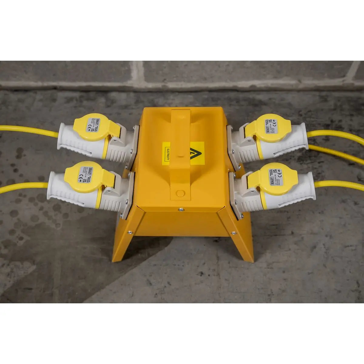 Sealey CEE 4-Way Splitter Box 1.5mm Cable 16A Plug 
