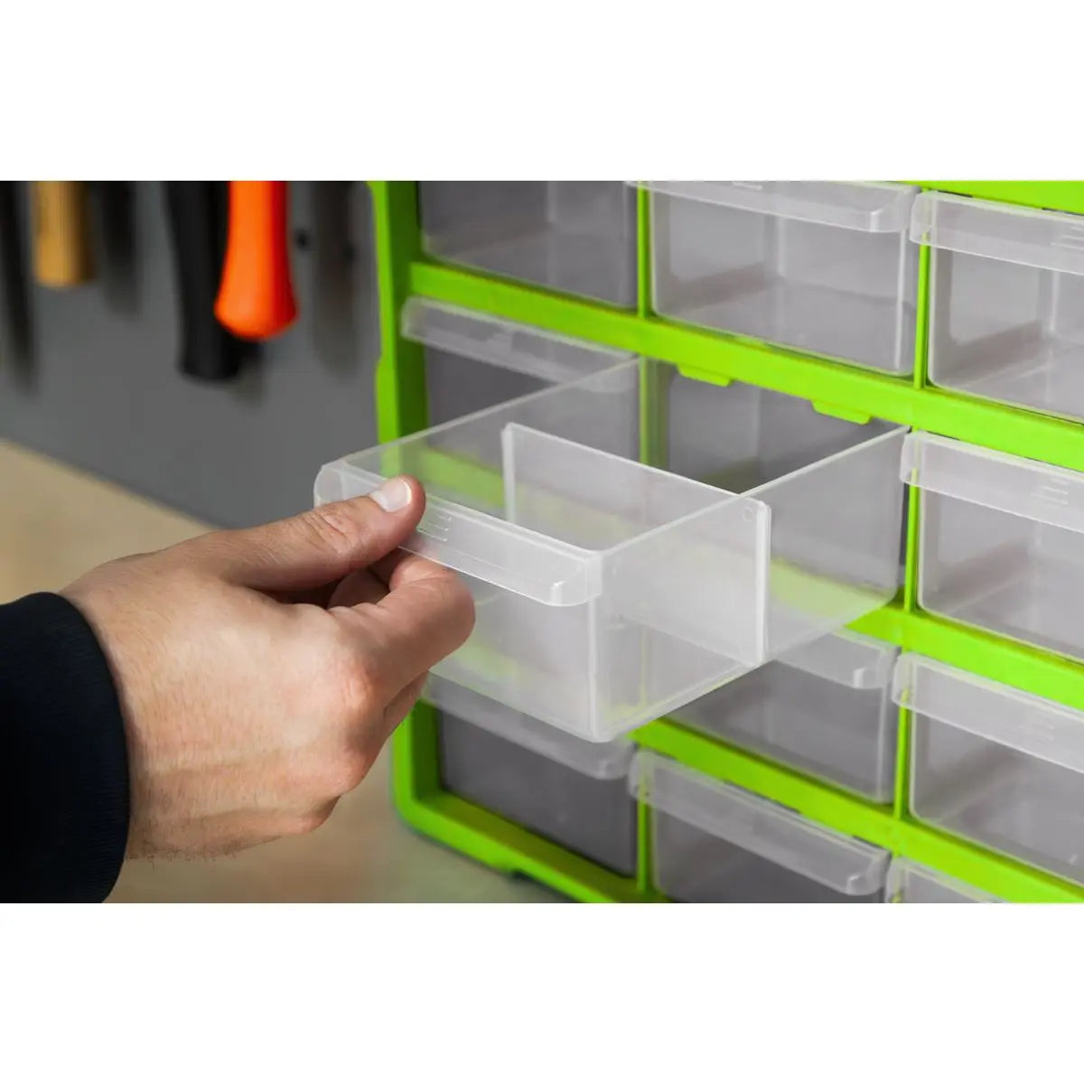 Sealey Cabinet Box 18 Drawer - Green/Black 