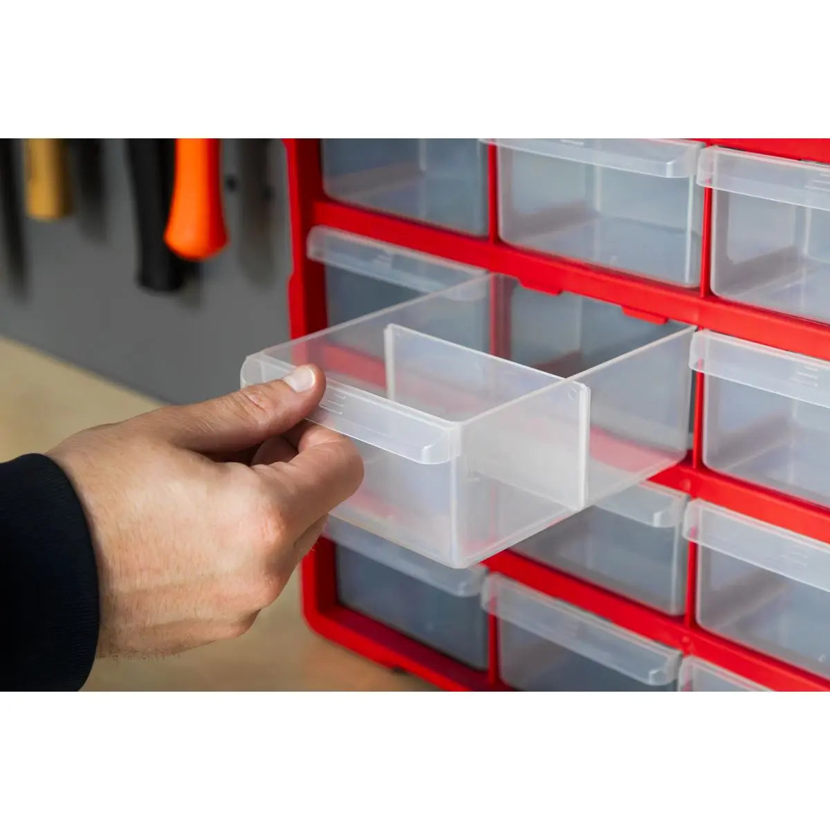 Sealey Cabinet Box 18 Drawer - Red/Black 