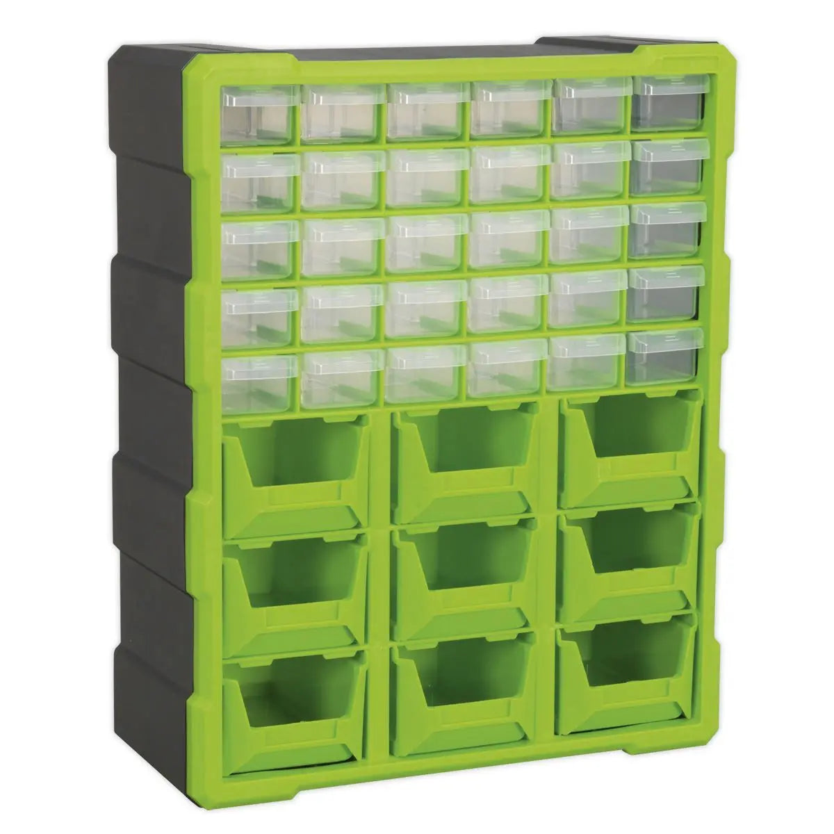 Sealey Cabinet Box 39 Drawer - Green/Black 