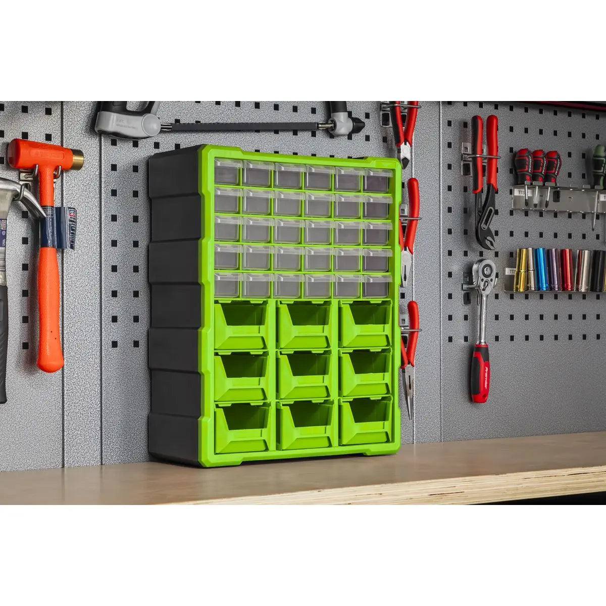 Sealey Cabinet Box 39 Drawer - Green/Black 