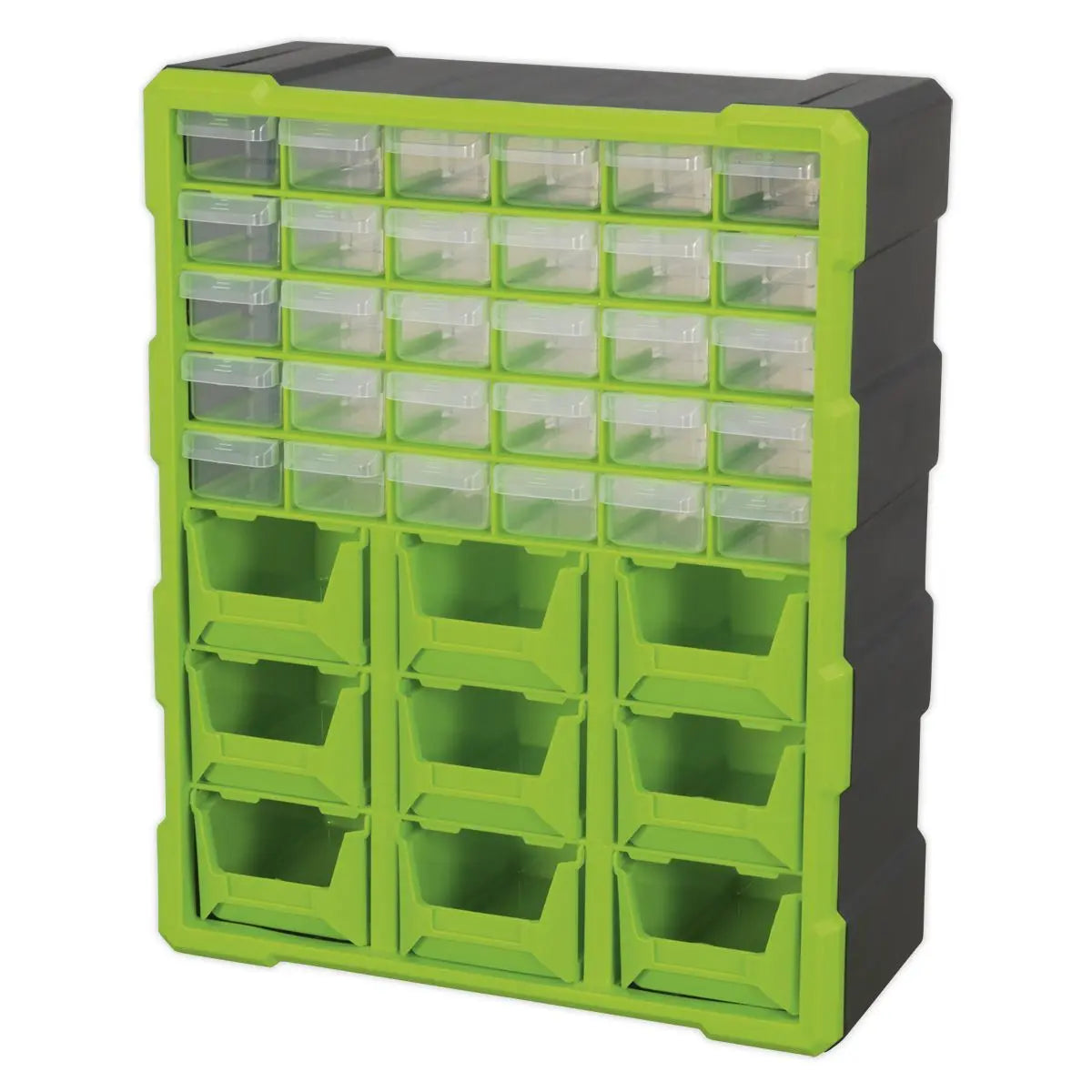 Sealey Cabinet Box 39 Drawer - Green/Black 