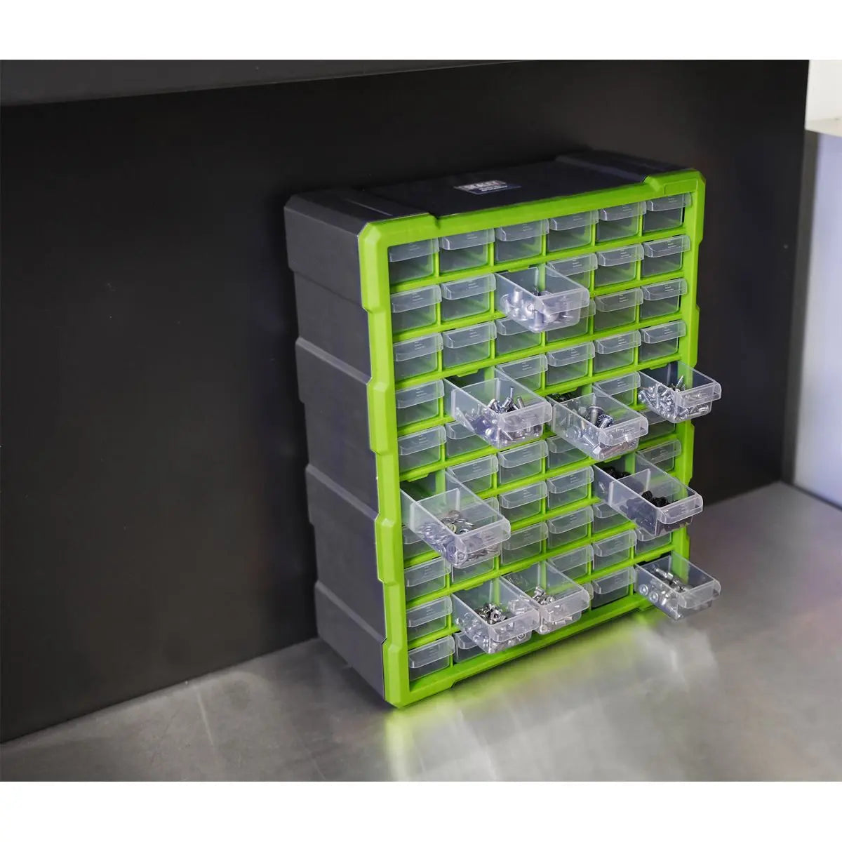 Sealey Cabinet Box 60 Drawer - Green/Black 