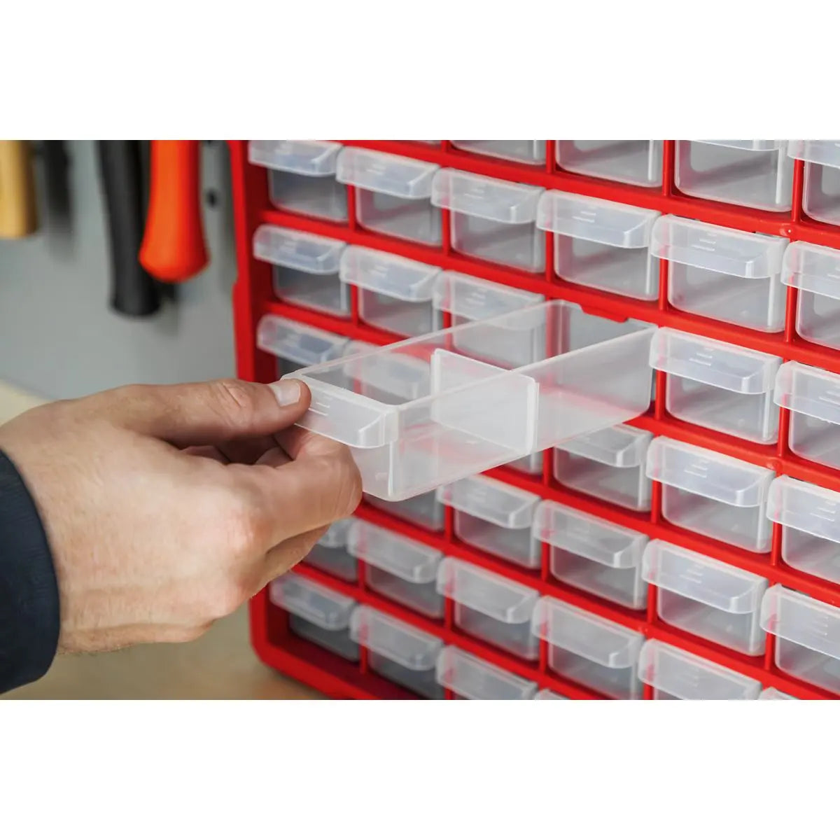 Sealey Cabinet Box 60 Drawer - Red/Black 