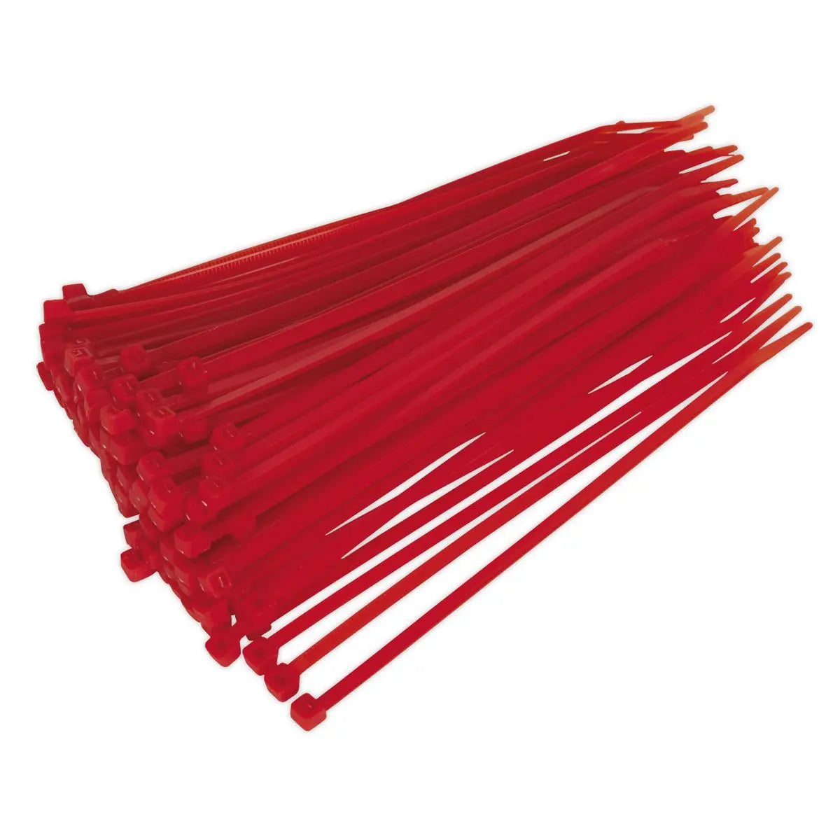 Sealey Cable Tie 200 x 4.4mm Red Pack of 100 