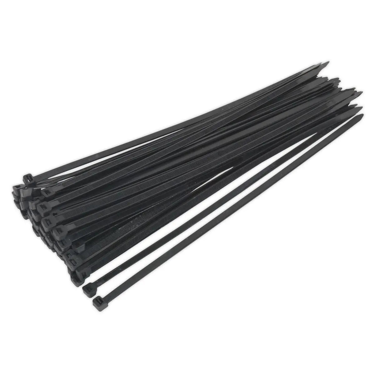 Sealey Cable Tie 350 x 7.6mm Black Pack of 50 