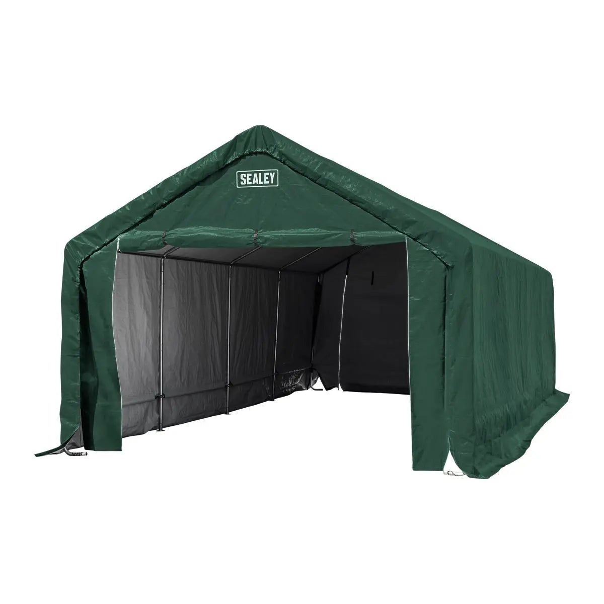 Sealey Car Port Shelter 4 x 8 x 3.05m  White Rose Tools