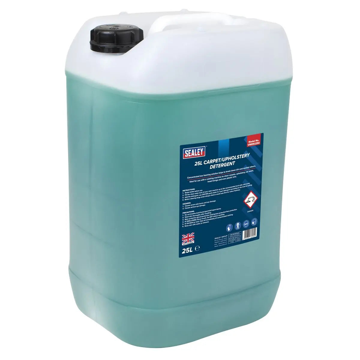 Sealey Carpet/Upholstery Detergent 25L  White Rose Tools