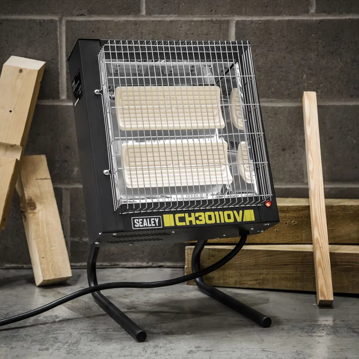 Sealey Ceramic Heater 1.2/2.4kW - 110V 