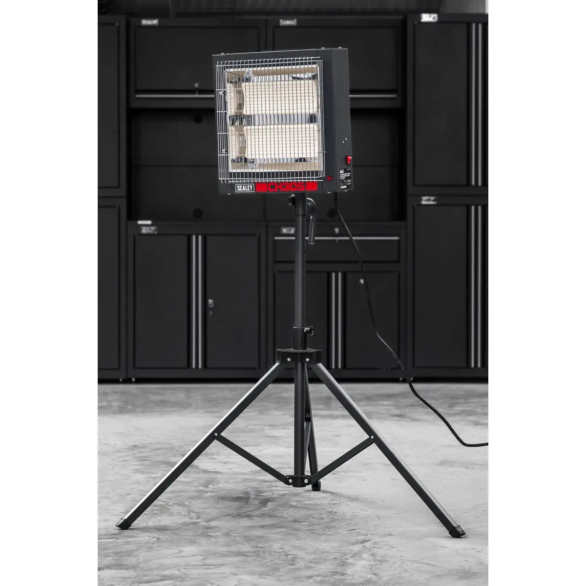 Sealey Ceramic Heater with Tripod Stand 1.4/2.8kW 230V 